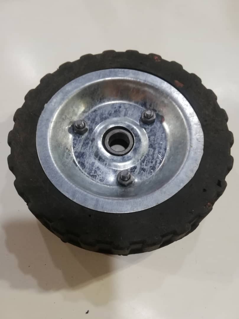 چرخ کمپرسور بادصنعتی بلبرینگ ١۵ میلی متر