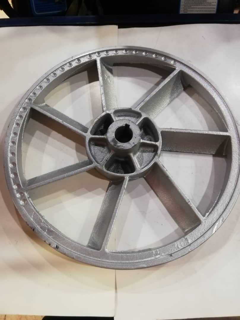 فلکه تسمه سیلندر گوشواره دار چدنی خاردار برای...