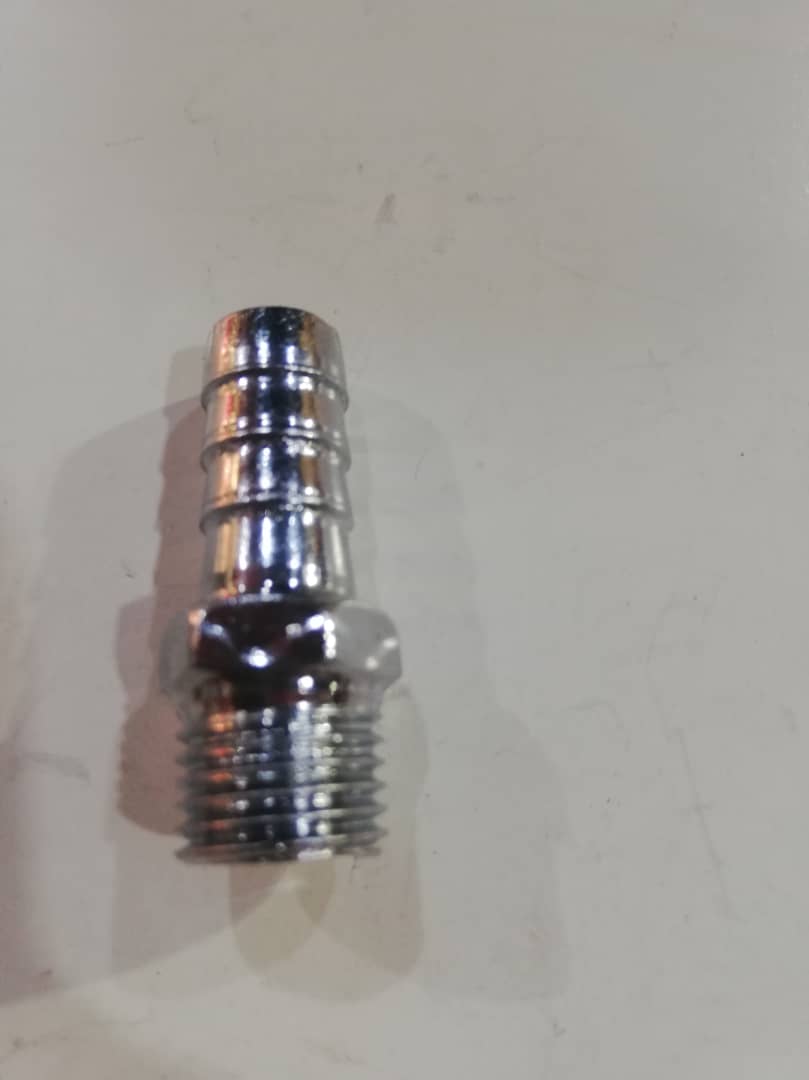 سرشیلنگی آبکاری شده رزوه ١/۴ برای شیلنگ قطر...